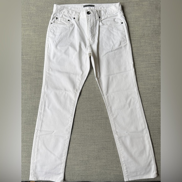 John Varvatos Men's White Jeans 28RG $458 Retail